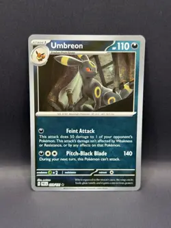 Umbreon 059/131 MASTER BALL PATTERN REVERSE HOLO Prismatic Evolutions Pokemon EN - Image 2