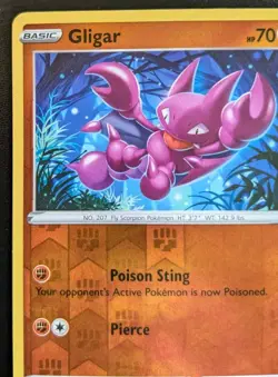 Gligar 140/264 Reverse Holo Common Sword & Shield: Fusion Strike Pokemon TCG - Image 2