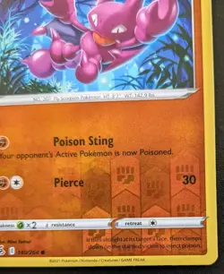 Gligar 140/264 Reverse Holo Common Sword & Shield: Fusion Strike Pokemon TCG - Image 5