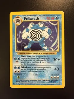 Poliwrath 013/102 Base Set Holo Pokemon - Image 1