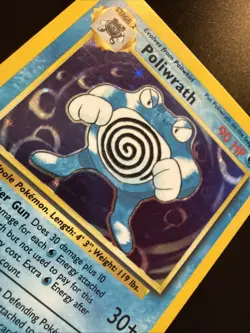 Poliwrath 013/102 Base Set Holo Pokemon - Image 4