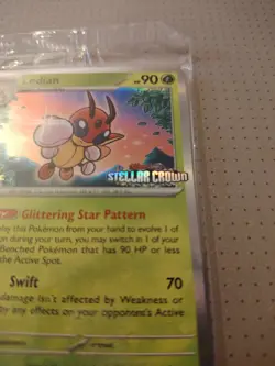 Pokemon TCG Ledian Holo Promo – SVP 133 (Stellar Crown) – Sealed - Image 3