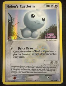 2006 POKEMON EX HOLON PHANTOMS HOLON'S CASTFORM 44/110 STAMPED REVERSE HOLOFOIL - Image 1