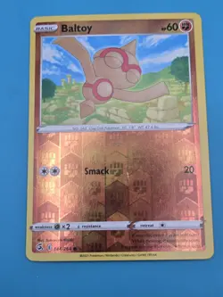 Pokemon - Baltoy 144/264 - REVERSE HOLO Fusion Strike - LP - Image 1
