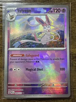 Sylveon 040/131 Master Ball Pattern, Sv: Prismatic Evolutions, Pokemon TCG, NM - Image 1