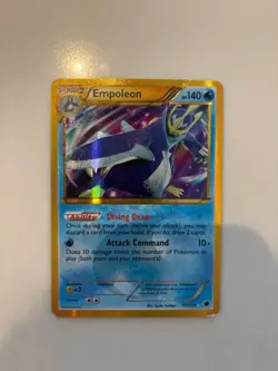 2017 Pokemon Empoleon Black and White Plasma Freeze Secret Rare 117/116 - Image 1