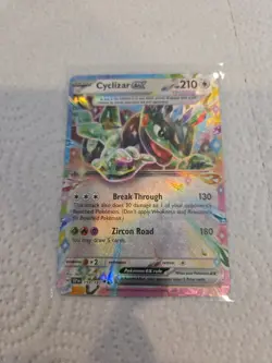 Pokemon TCG Cyclizar EX 159/191 Surging Sparks Double Rare - Image 1
