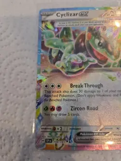 Pokemon TCG Cyclizar EX 159/191 Surging Sparks Double Rare - Image 3