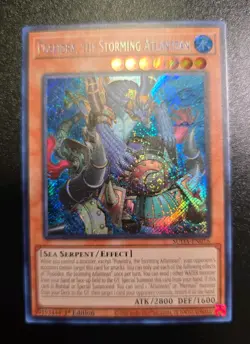 Yugioh! NM Poseidra, the Storming Atlantean - SUDA-EN016 - Secret Rare - 1st Ed - Image 1