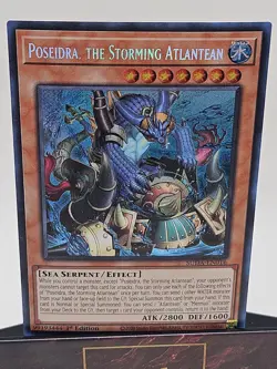 Konami Yu-Gi-Oh! Poseidra the Storming Atlantean SUDA-EN016 1st Edition Effect - Image 3