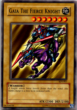 Yu-Gi-Oh! Gaia The Fierce Knight SDY-007 Unlimited Ultra Rare Starter Deck: Yugi - Image 1
