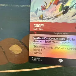 Goofy - Klutzy Skier Storyborn Hero 204/204 Holo Disney Lorcana Winterspell TCG - Image 5