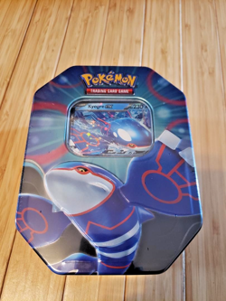 Pokemon TCG Azure Legends Tin Kyogre ex Sealed 4 Booster Packs Promo Card - Image 1