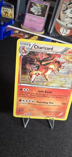 Pokemon Charizard Stage 2 Holo Rare 160 HP 19/113 Legendary Treasures Card,As Is - Image 1