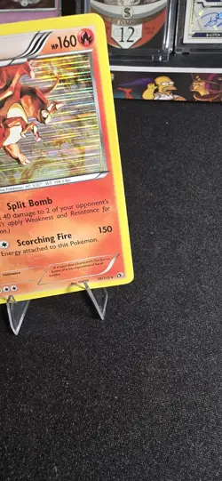 Pokemon Charizard Stage 2 Holo Rare 160 HP 19/113 Legendary Treasures Card,As Is - Image 3
