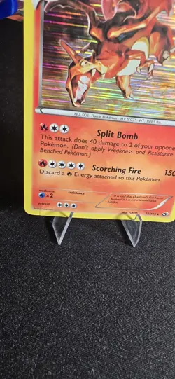 Pokemon Charizard Stage 2 Holo Rare 160 HP 19/113 Legendary Treasures Card,As Is - Image 4