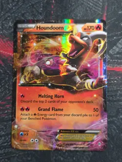 Houndoom EX 21/162 Breakthrough Ultra Rare Holo Pokemon Card LP+ - Image 1