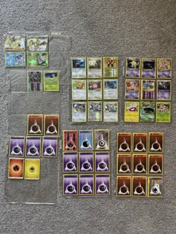 Huge Pokemon Card Lot 200+ Cards Binder + Holos + Energy + Trainers - Image 3