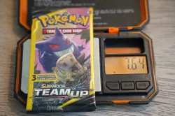 7.64g Pokemon TCG Team Up Mini Booster Pack 3 Card Gengar Mimikyu Art Sealed - Image 2