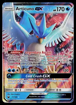 Pokemon Card - Articuno GX Celestial Storm 31/168 Holo Rare GX 2018 - Image 1