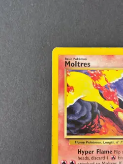 Moltres WOTC Black Star Promo #21 - English Vintage Pokemon Card - Used (PL) - Image 2