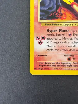 Moltres WOTC Black Star Promo #21 - English Vintage Pokemon Card - Used (PL) - Image 3