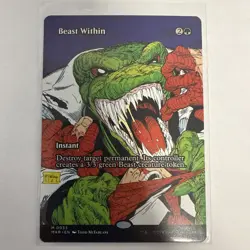 Beast Within (Lizard) #33 Borderless | Magic Marvel Spider-Man - Image 1