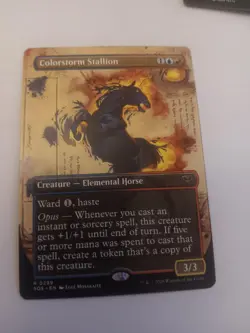 Colorstorm Stallion (Borderless) 299 Secrets of Strixhaven NM - Image 1