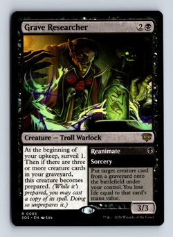 Grave Researcher English Secrets of Strixhaven R 85 - Image 1