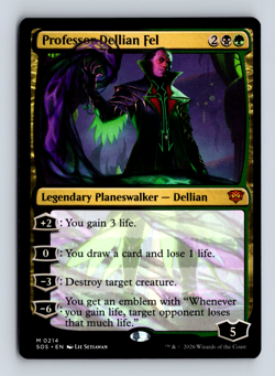 Professor Dellian Fel English Secrets of Strixhaven M 214 - Image 1