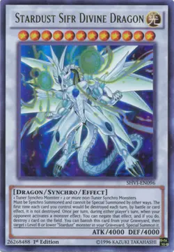 Stardust Sifr Divine Dragon - SHVI-EN096 - Ultra Rare - 1st Edition PL/MP Yugioh - Image 1