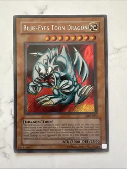 Blue-Eyes Toon Dragon MRL-000 Magic Ruler Unlimited Secret Rare - Image 1