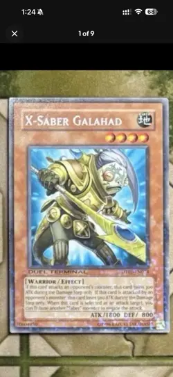X-Saber Galahad DT01-EN074 Duel Terminal 1st Edition Super Rare Yu-Gi-Oh! - Image 2