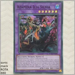 Azamina Ilia Silvia - ROTA-EN030 - Super Rare 1st Edition Yugioh - Image 1