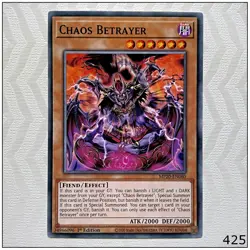 Chaos Betrayer - MP20-EN060 - Common 1st Edition Yugioh - Image 1