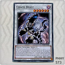Chaos Beast - PHHY-EN040 - Common 1st Edition Yugioh - Image 1