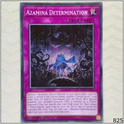 Azamina Determination - ROTA-EN073 - Common 1st Edition Yugioh - Image 1