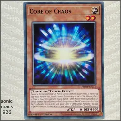 Core of Chaos - PHHY-EN011 - Common 1st Edition Yugioh - Image 1