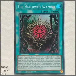 The Hallowed Azamina - ROTA-EN053 - Super Rare 1st Edition Yugioh - Image 1