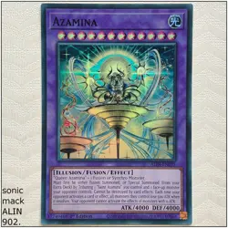 Azamina - ALIN-EN035 - Super Rare 1st Edition Yugioh - Image 1