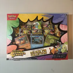 Pokemon Ascended Heroes First Partner Deluxe Pin Collection Sealed New - Image 1