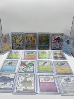 18 Pokemon Shiny Vault & IR Lot - Paldean Fates Chi-Yu ex Gold, Mimikyu Promo,NM - Image 1