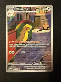 Gumshoos 153/132 Full Art Holo Illustration Rare Mega Evolution Pokemon TCG - Image 1