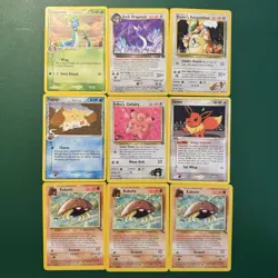 Vintage Pokemon Lot | Fossil, Unseen Forces, Gym Challenge, Dragon Frontiers - Image 1