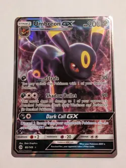 Umbreon GX 80/149 Sun and Moon Holo Pokemon NM (#2) - Image 1