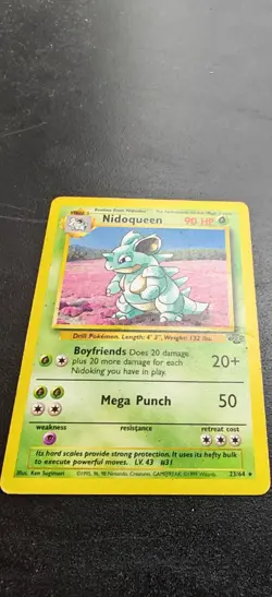 Pokemon TCG Nidoqueen Jungle 23/64 Regular Unlimited Rare - HP - Image 2