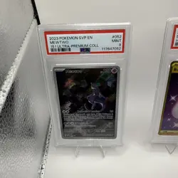 POKEMON SVP PROMO 151 ULTRA-PREM COLL #052 MEWTWO PSA 9 & MEW EN PSYCHIC ENERGY - Image 2