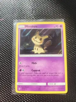 Pokemon 2017 Mimikyu Holo Rare SM - Guardians Rising 58/145 Holo - Image 1