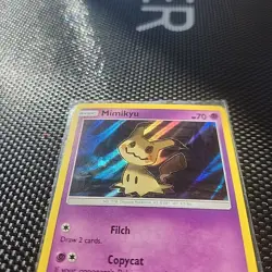 Pokemon 2017 Mimikyu Holo Rare SM - Guardians Rising 58/145 Holo - Image 3