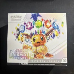 Pokemon TCG Prismatic Evolutions ETB Elite Trainer Box NEW Factory Sealed - Image 1